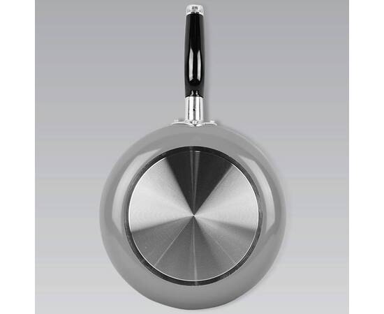 Сковорода з кришкою 24 см Basic Maestro (MR1200-24), Колір: сірий, Тип: сковорода, Форма: кругла, Діаметр (см): 24, зображення 3