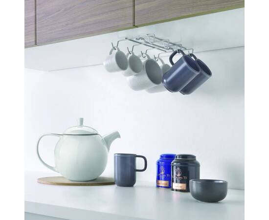 Тримач для чашок 14х26х3 см сірий металік OCTO-MUG METALTEX (364931 000), зображення 2
