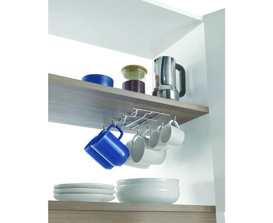 Тримач для чашок 14х26х3 см сірий металік OCTO-MUG METALTEX (364931 000), зображення 3