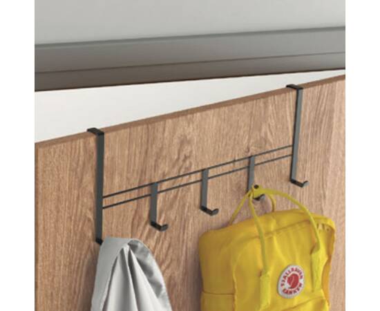 Вешалка с 5-ю крючками 38х15 см черная METALTEX (351930 000), изображение 2