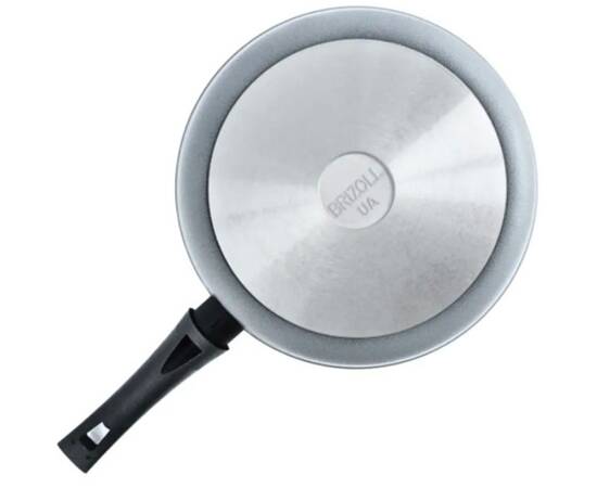 Сковорода 24 см з антипригарним покриттям MOSAIC Brizoll (53-2450), Колір: сірий, Тип: сковорода, Форма: кругла, Діаметр (см): 24, зображення 2