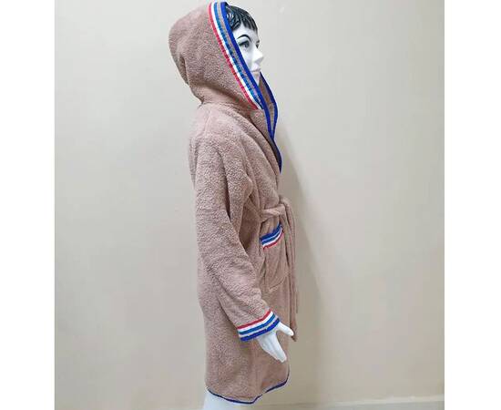 Халат детский махровый 13-14 лет Welsoft бежевый Zeron (19467), Цвет: бежевый, Размер детский: 13-14 лет, изображение 2