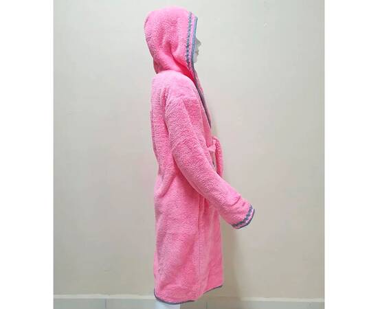 Халат дитячий махровий 7-8 років Welsoft рожевий Zeron (19511), Колір: рожевий, Розмір дитячий: 7-8 років, зображення 2