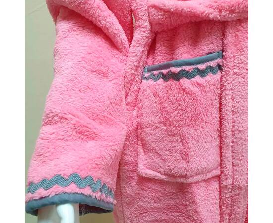 Халат детский махровый 11-12 лет Welsoft розовый Zeron (19512), Цвет: розовый, Размер детский: 11-12 лет, изображение 3