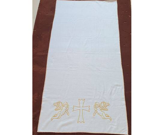 Крыжма махра/велюр полотенце для крещения 75х150 Zeron (19859), изображение 2