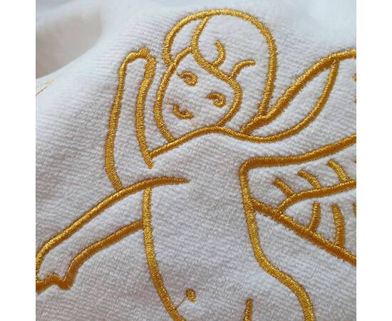 Крыжма махра/велюр полотенце для крещения 75х150 Zeron (19859), изображение 4