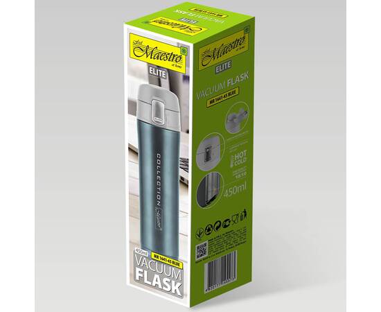 Термокружка 0,45л Maestro бирюза (MR1641-45-BLUE), изображение 3