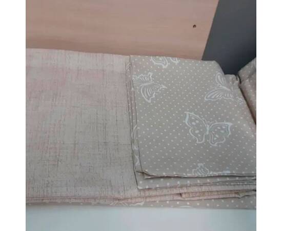 Постільна білизна Бязь 200x220 Lorine (19209), Розмір: двоспальний євро 200х220, Основний колір: бежевий, зображення 2