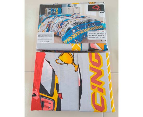 Постельное белье Бязь 145х220 Ralli v2 Zeron (19621), Размер: детский/подростковый 145х210, Основной цвет: красный, изображение 2