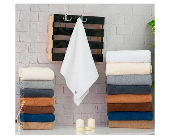 Рушник махровий 70х140 Zeron (19696), Колір: білий, Розмір: 70x140, зображення 2