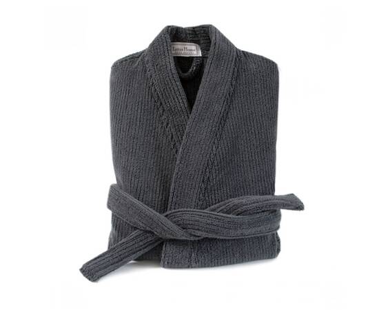 Халат кімоно Lotus Home Bold antrasit махровий S (svt-2000022293662), Колір: антрацитовий, Розмір: S, зображення 4