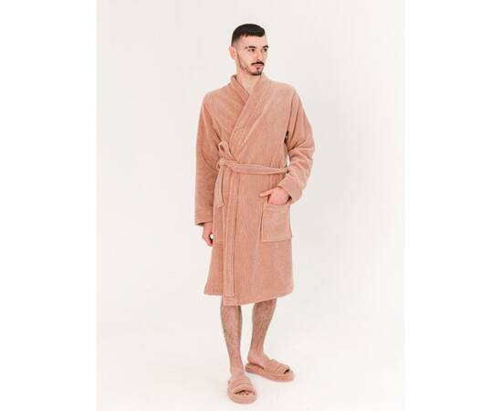 Халат кімоно Lotus Home Bold kiremit махровий M (svt-2000022293716), Колір: коричневий, Розмір: M, зображення 2