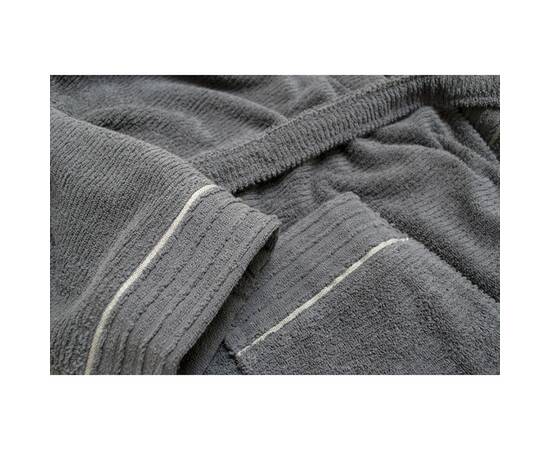 Халат махровий Lotus Home Nella antrasit S/M (svt-2000022289719), Колір: антрацитовий, Розмір: S/M, зображення 4