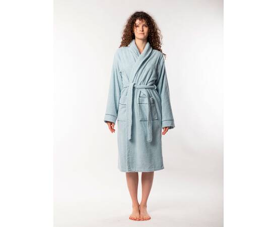 Халат махровий Lotus Home Nella aqua L/XL (svt-2000022289580), Колір: бірюзовий, Розмір: L/XL, зображення 2