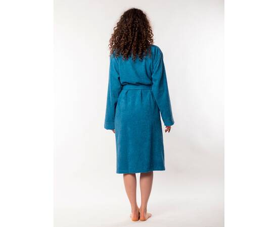 Халат махровий Lotus Home Nella denim S/M (svt-2000022289702), Колір: синій, Розмір: S/M, зображення 3