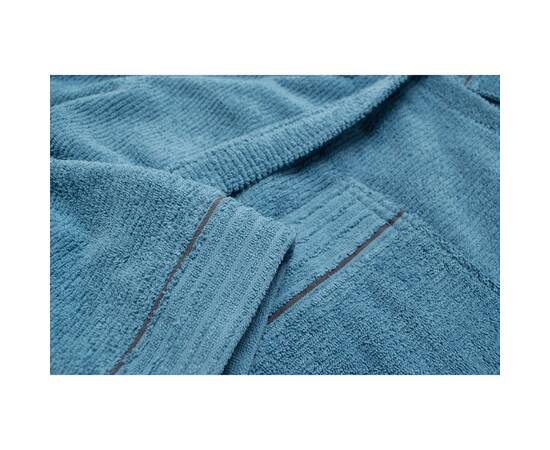 Халат махровий Lotus Home Nella denim S/M (svt-2000022289702), Колір: синій, Розмір: S/M, зображення 4