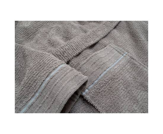 Халат махровый Lotus Home Nella grey S/M (svt-2000022289672), Цвет: серый, Размер: S/M, изображение 4