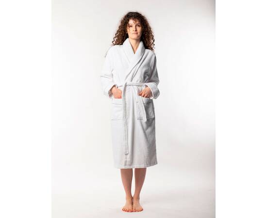 Халат махровий Lotus Home Nella white L/XL (svt-2000022289610), Колір: білий, Розмір: L/XL, зображення 2
