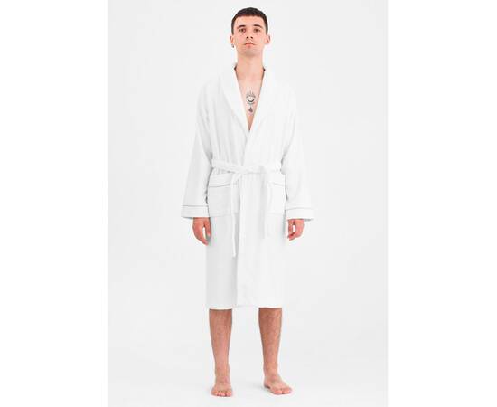 Халат махровий Lotus Home Nella white L/XL (svt-2000022289610), Колір: білий, Розмір: L/XL, зображення 3