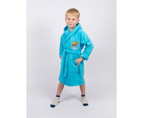 Халат детский Lotus Jeep 3-4 года бирюзовый (svt-2000022262286), изображение 4