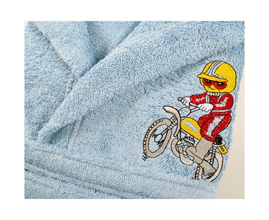 Халат детский Lotus Train moto 3-4 года голубой (svt-2000022262071), изображение 2
