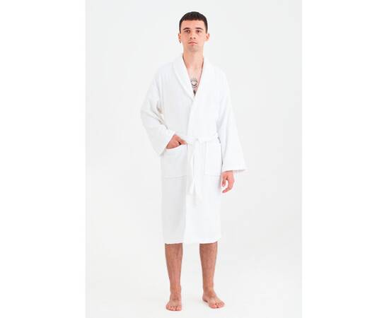 Халат махровый Lotus отельный L 400 (2000022189613), Цвет: белый, Размер: L, изображение 2