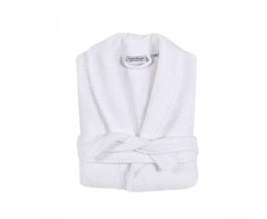 Халат махровый Lotus отельный L 400 (2000022189613), Цвет: белый, Размер: L, изображение 5