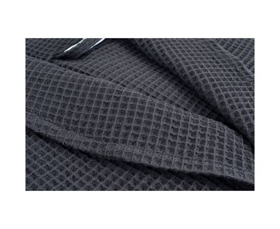 Халат Lotus Home Waffle antrasit S (svt-2000022313087), Цвет: антрацитовый, Размер: S, изображение 4
