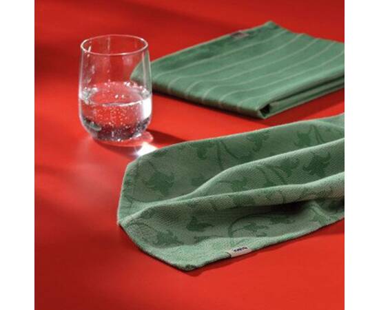 Кухонное полотенце KELA Cora 50x70 зеленый візерунок (12822), Цвет: зеленый, Размер: 50x70, изображение 2