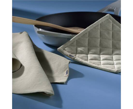 Килимок сервірувальний KELA Puro сірий, 45х30 см (12806), Тип: серветки, Основний колір: сірий, Форма скатертини: прямокутна, Розмір: 30x45, зображення 3