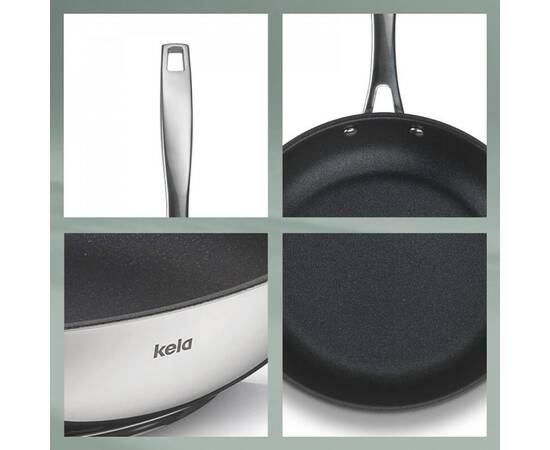 Сковорода KELA Flavoria 28 см (10199), Цвет: серебряный, Тип: сковорода, Форма: круглая, Диаметр (см): 28, изображение 3