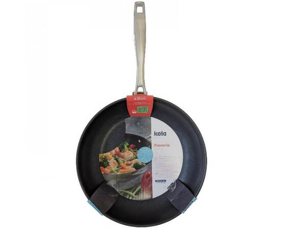 Сковорода KELA Flavoria 28 см (10199), Цвет: серебряный, Тип: сковорода, Форма: круглая, Диаметр (см): 28, изображение 4