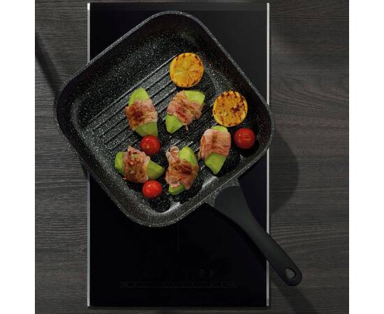 Сковорода-гриль KELA Stella Nova 28х28 см (12228), Колір: чорний, Тип: сковорода гриль, Форма: квадратна, Діаметр (см): 28, зображення 2