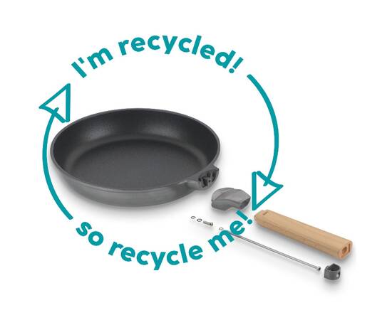 Вок KELA Vitana 30 см (10087), Колір: чорний, Тип: сковорода вок, Форма: кругла, Діаметр (см): 30, зображення 4