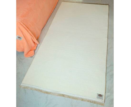 Коврик для спальни 90х170 Welsoft Косичка крем Zeron (19919), Цвет: кремовый, Размер: 90x170, изображение 2