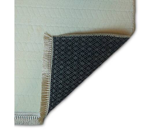 Коврик для спальни 90х170 Welsoft Косичка крем Zeron (19919), Цвет: кремовый, Размер: 90x170, изображение 3