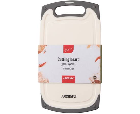 Дошка кухонна Gemini пластик 25х15х0,8 см Ardesto (AR1425BG), зображення 2