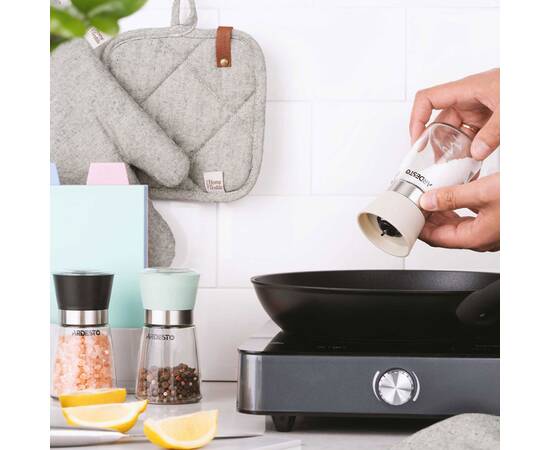 Млин для солі та перцю бежевий Gemini Ardesto (AR2101BG), зображення 3