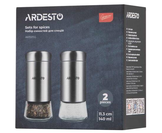Набір ємностей для солі та перцю Gemini Ardesto (AR1511SS), зображення 4