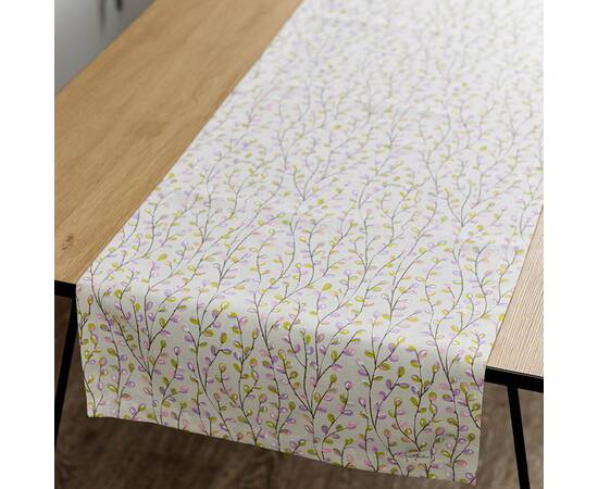 Дорожка 40x140 на стол Гілочки Прованс (030884), Тип: дорожки (раннеры), Цвет: салатовый, Форма скатерти: прямоугольная, Размер: 40x140, изображение 2