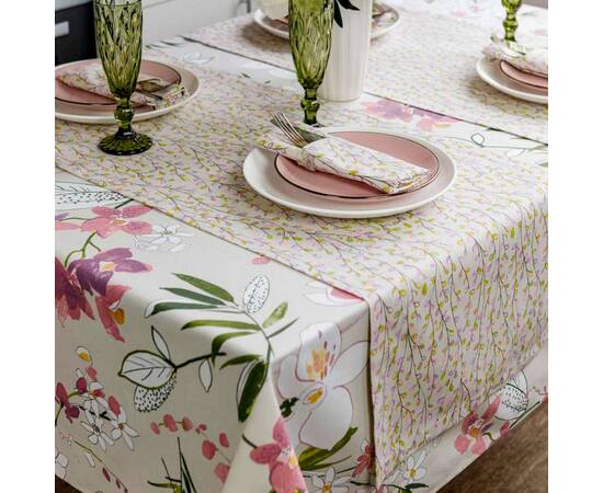 Дорожка 40x140 на стол Гілочки Прованс (030884), Тип: дорожки (раннеры), Цвет: салатовый, Форма скатерти: прямоугольная, Размер: 40x140, изображение 3