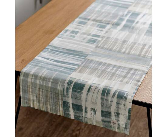 Доріжка 40x140 на стіл Клітіна Прованс (30886), Тип: доріжки (раннери), Основний колір: бежевий, Форма скатертини: прямокутна, Розмір: 40x140, зображення 2