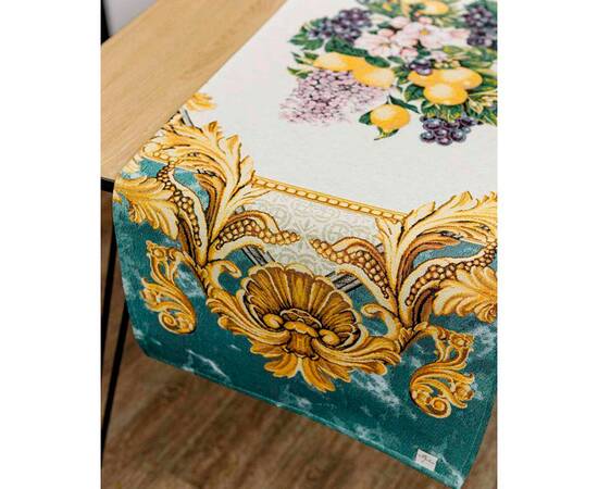 Доріжка 35x100 гобеленова Verna Прованс (030027), Тип: доріжки (раннери), Основний колір: жовтий, Форма скатертини: прямокутна, Розмір: 35x100, зображення 2