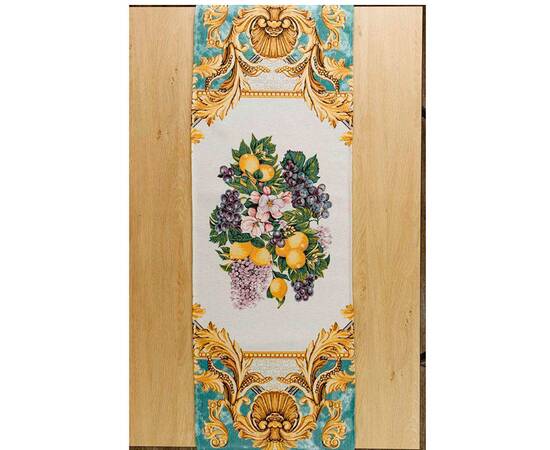 Доріжка 35x100 гобеленова Verna Прованс (030027), Тип: доріжки (раннери), Основний колір: жовтий, Форма скатертини: прямокутна, Розмір: 35x100, зображення 4