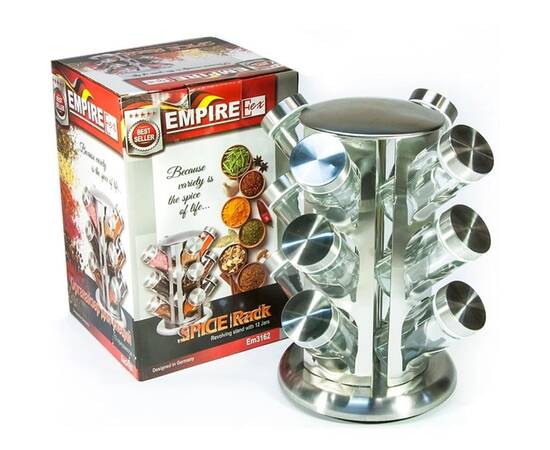 Органайзер для спецій на 12 ємностей h-25 см EMPIRE (І3162), зображення 3