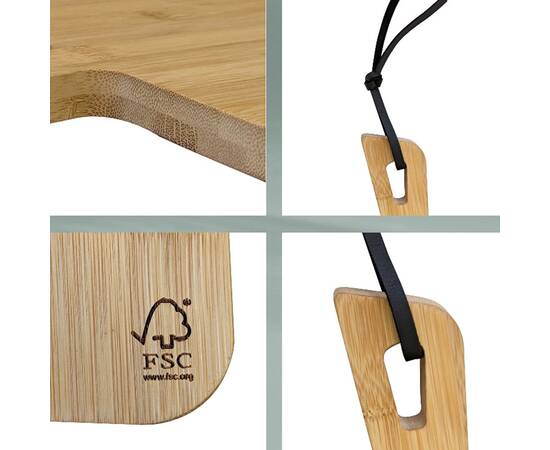 Дошка обробна KELA Cosma 39х21 см, бамбук (12428), зображення 4