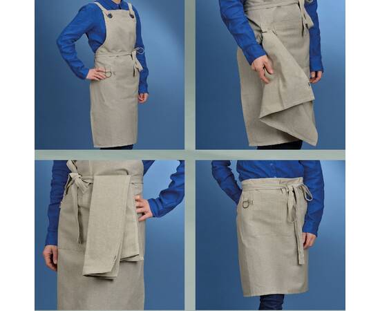 Фартух KELA Puro 85x70 см, бежевий (12810), зображення 3