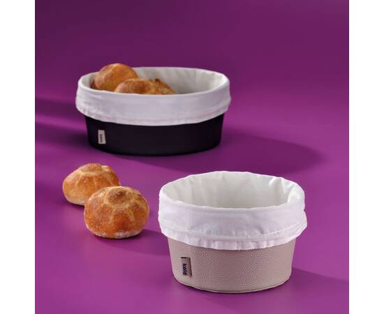 Хлебница-корзинка KELA Grana O 28х11 см, черная (12548), изображение 2