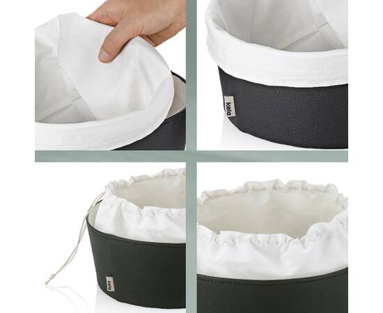 Хлебница-корзинка KELA Grana O 28х11 см, черная (12548), изображение 4