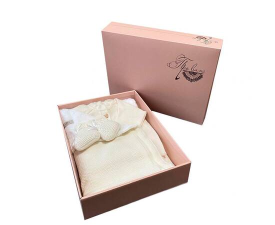 Набор для младенцев молочный 3 единицы (плед, человечек, пинетки) 56-62 Прованс (016807), изображение 3